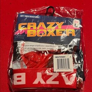 Crazy Boxer Men's Red Boxer Briefs